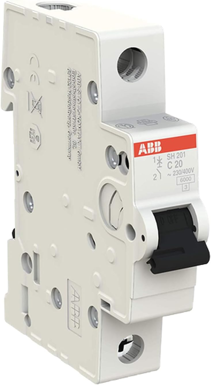 ABB Miniature Circuit Breakers MCB | SH201 Series 6kA Single Pole Breaker | Made In Germany (20A MCB) - Image 3